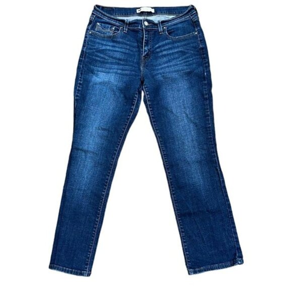 Levi's Denim - Women's‎ Levi's 505 Straight Leg Denim Medium Wash Flap Pocket Jeans Size 30x30